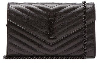 Monogramme Chain Wallet Bag in Black