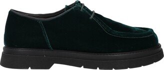 Lace-up Shoes Dark Green-AE