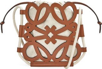 X Paula'S Ibiza Leather Anagram Cross-Body Bag