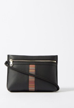 Signature Stripe Leather Cross-body Bag