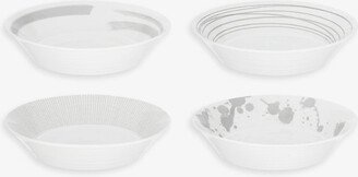 Pacific Assorted Porcelain Pasta Bowls set of Four