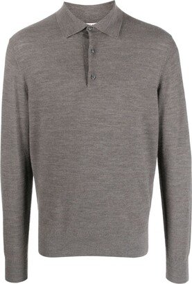 FURSAC Button-Up Fine-Knit Jumper