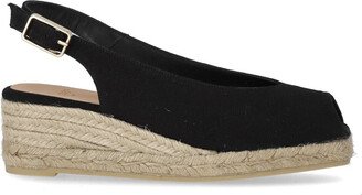 Dosalia Black Espadrille With Wedge