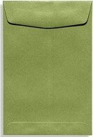 10 x 13 70lbs. Commercial Flap Open End Envelopes Avocado Green EX4897-27-50