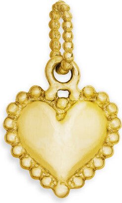 Lucky Heart Yellow Gold Charm