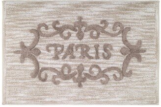 Paris Botanique Plush Cotton Bath Rug, 20 x 30