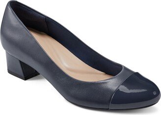 Lucinda Cap Toe Pump