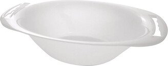 White Oval Slicing Bowl