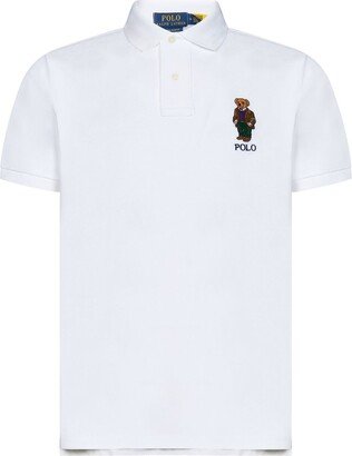 Bear Embroidered Polo Shirt