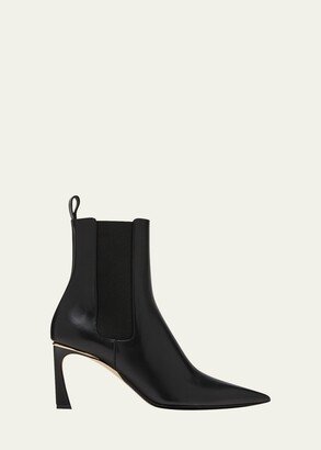 Leather Chelsea Ankle Booties-AA