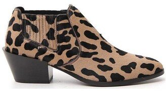 Leopard Printed Chelsea Boots