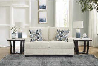 Valerano Beige Loveseat - 66W x 41D x 39H