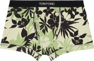 Green & Black Floral Boxers