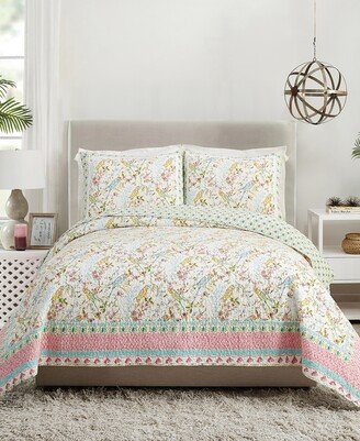 Home Sonnet 3-Piece Full/Queen Quilt Set