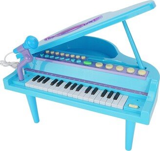 Hozxclle 32-Key Piano Keyboard With Bench Detachable Legs Music Score Microphone