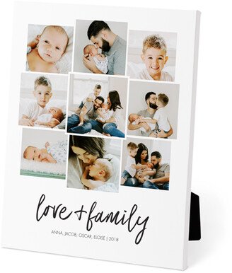 Easel Back Canvases: Love And Family Easel Back Canvas, 8X10, No Frame, Easel Back Canvas, White