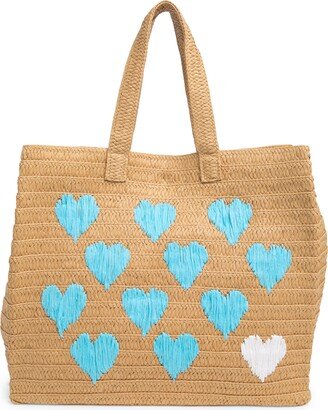 Be Mine Straw Tote