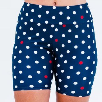 Calypsa Calypa - Women Mid-Thigh Swim Short - Spotty - X Large