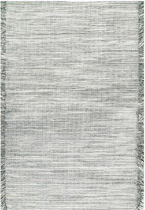 Margarite Side Tassels Area Rug, , Gray