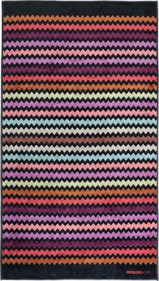 Zig-Zag Woven Rectangular-Shaped Towel