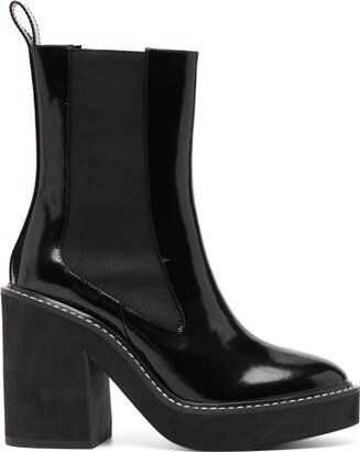 Harper II 100mm leather boots