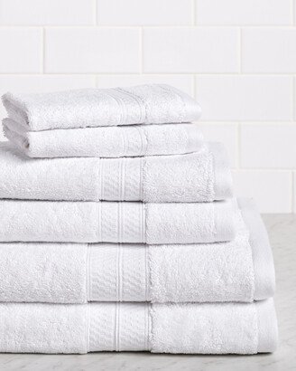 Rayon From Bamboo Blend Solid 6Pc Towel Set-AA
