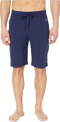 Midweight Waffle Sleep Shorts (Cruise Navy/White Pony Print) Men's Pajama