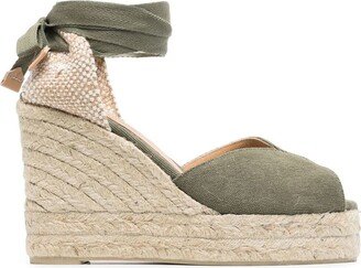 Bilina 105mm wedge espadrilles