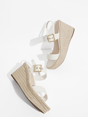 Buckled Espadrille Wedges