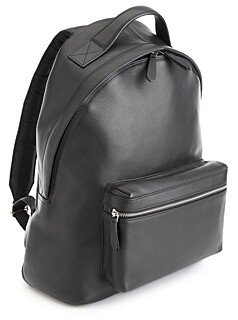 13 Laptop Pebbled Leather Backpack