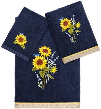 Turkish Cotton Girasol 3Pc Embellished Towel Set