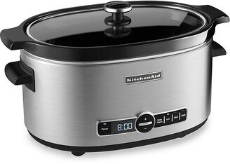 Lidded Six-Quart Slow Cooker