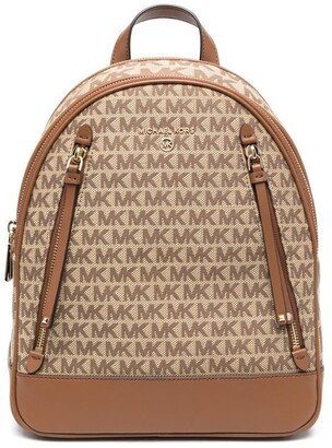 Brooklyn monogram-jacquard backpack