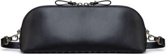 Rockstud leather clutch bag