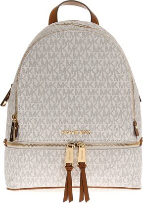 'Rhea Zip' Backpack - White