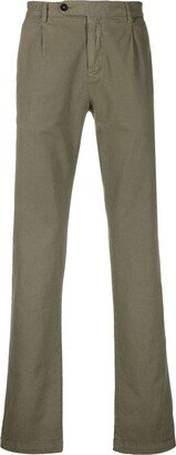 Mid-Rise Straight-Leg Trousers-BP