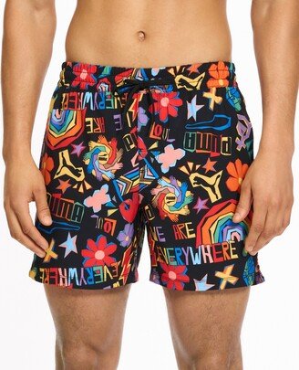 Men's Pride 5-1/2 Swim Shorts