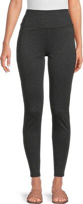 Patrizia Luca Solid High Waist Leggings