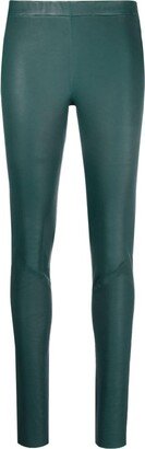 Roche leather skinny trousers