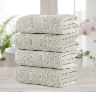 Luxurious 4Pc Pure Turkish Cotton Bath Towel Set-AA