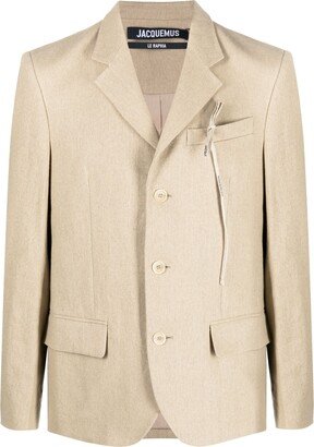 La Veste Feijoa three-button blazer