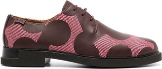 Iman graphic-print brogue shoes