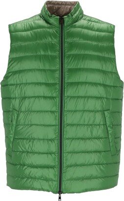 Reversible Padded Zipped Gilet