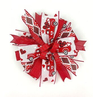 Valentine's Trucks Bow For Wreaths Or Signs Lanterns, Wreath Embellishments & Accessory, Decorative