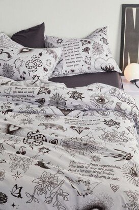 UO Home Amy Stick & Poke Printed Duvet Set