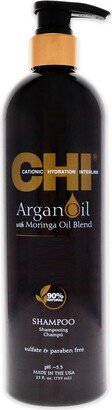 Argan Oil Plus Moringa Oil Shampoo by for Unisex - 25 oz Shampoo