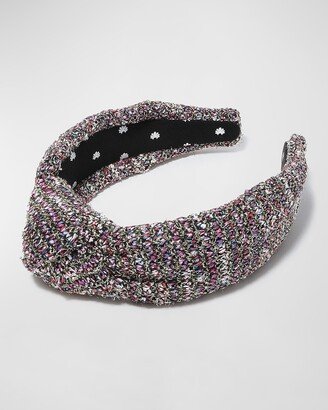 Glitter Sweater Knotted Headband