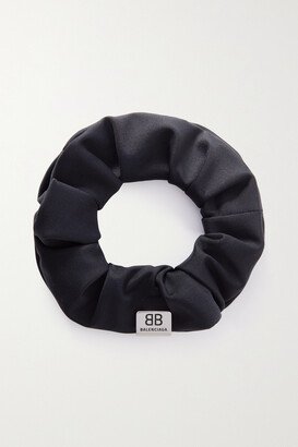 Scrunchie Holli Canvas Hair Tie - Black