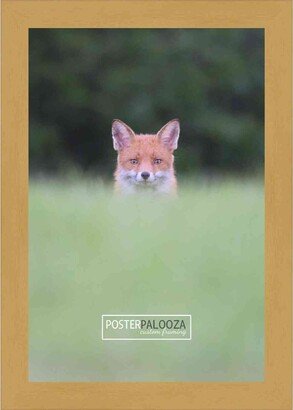 PosterPalooza 30x40 Traditional Natural Wood Picture Frame - Complete with Frame Grade Acrylic, Backing, and Hardware