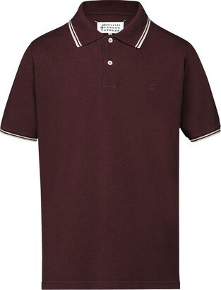 Embroidered Monogram Polo Shirt